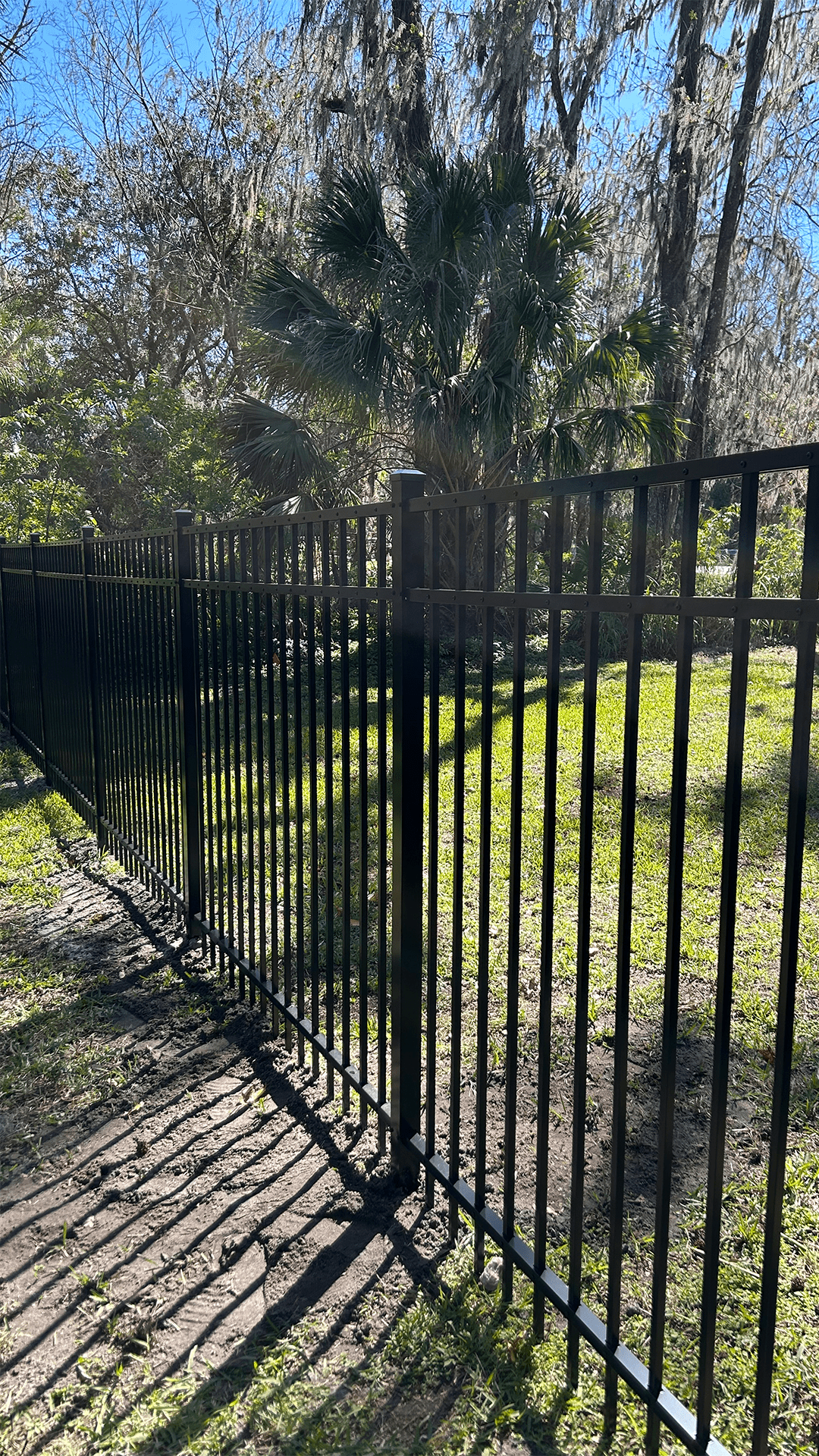 a 5-foot-tall fence for larger dogs